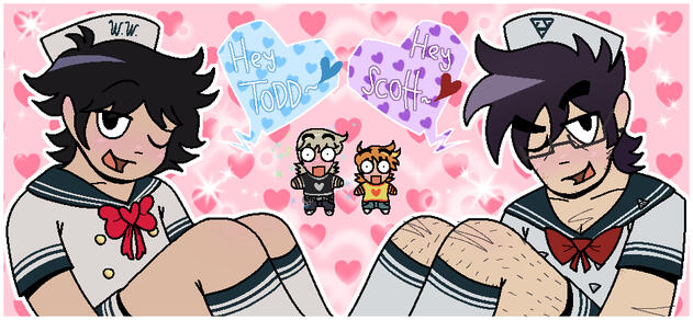 2 halfbodies (+ two extra characters) $45